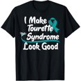 thumbnail image 1 of t-shirt Gift for Tourette Syndrome Patients - Tourette's Survivor T-Shirt mens，black，women，funny，journey，Crew Neck, Short Sleeve,printing, 1 of 4