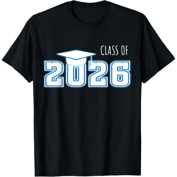 t-shirt Graduation Shirt for Senior 2026 Shirt Retro Class of 2026 T-Shirt mens，black，women，funny，men，journey，Crew Neck, Short Sleeve,printing