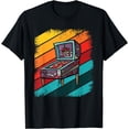 thumbnail image 1 of t-shirt Great Pinball Player Retro Gamer Pinball T-Shirt mens t shirt，black，women，funny，misfits，men，journey, 1 of 4