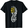 thumbnail image 1 of t-shirt Half Marathon Runner Shirt Marathoner Gift 13.1 Shoe Imprint T-Shirt., 1 of 4