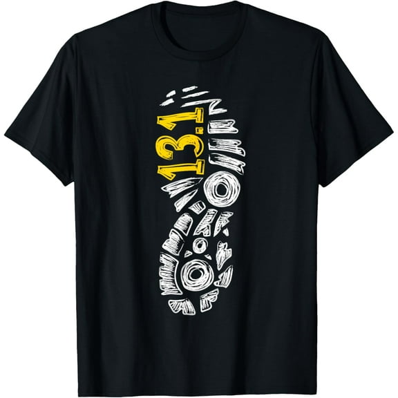 t-shirt Half Marathon Runner Shirt Marathoner Gift 13.1 Shoe Imprint T-Shirt.