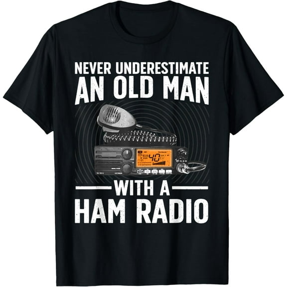 Ham Radio Art For Grandpa Men Amateur Radio Ham Operator T-Shirt mens t shirt，black，women，funny，misfits，men，journey