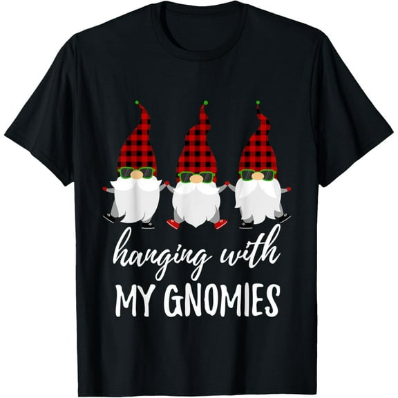 t-shirt Hanging With My Gnomies Funny Garden Gnome T-Shirt.