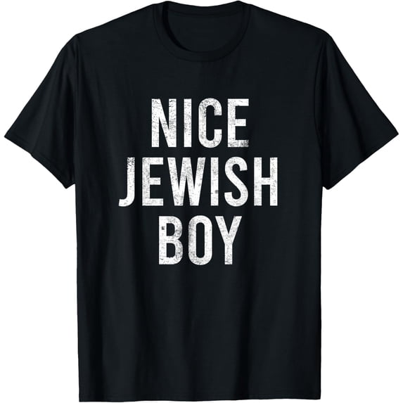 t-shirt Hanukkah Nice Jewish Boy Cool Chanukah Festival Jewish Gift T-Shirt.