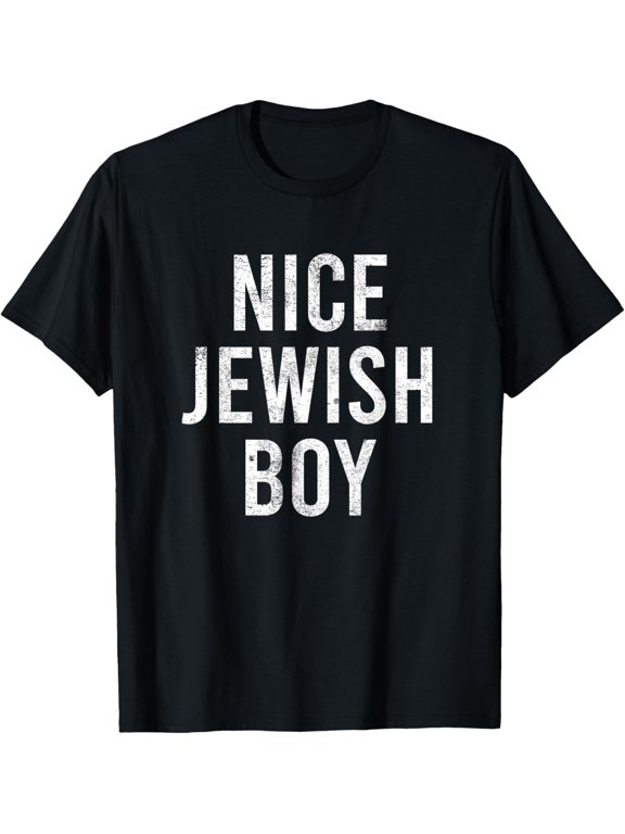 t-shirt Hanukkah Nice Jewish Boy Cool Chanukah Festival Jewish Gift T-Shirt.