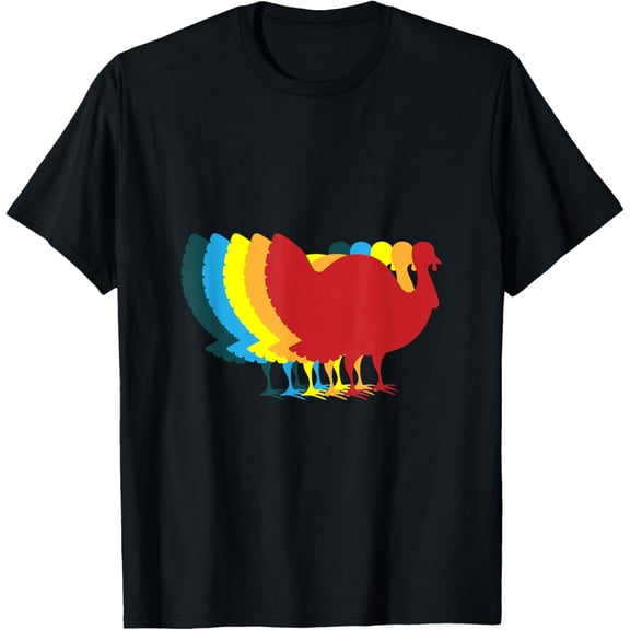 t-shirt Happy Thanksgiving Funny Turkey Day Family Dinner T-Shirt.