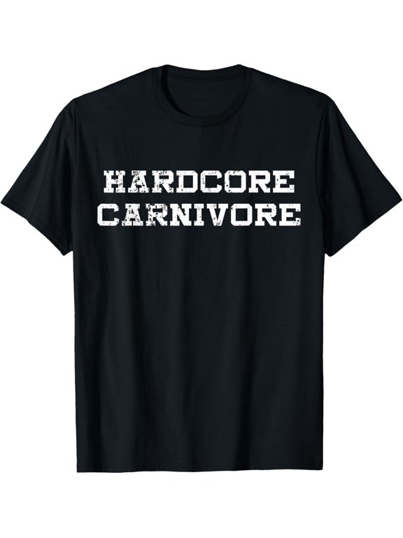 t-shirt Hardcore Carnivore Funny Meat BBQ Grilling Smoke T-Shirt mens,black,women,funny,journey,Crew Neck, Short Sleeve,printing