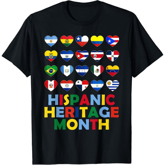 t-shirt Hispanic Heritage Month Latino Heritage Month Hispanic Pride T-Shirt.