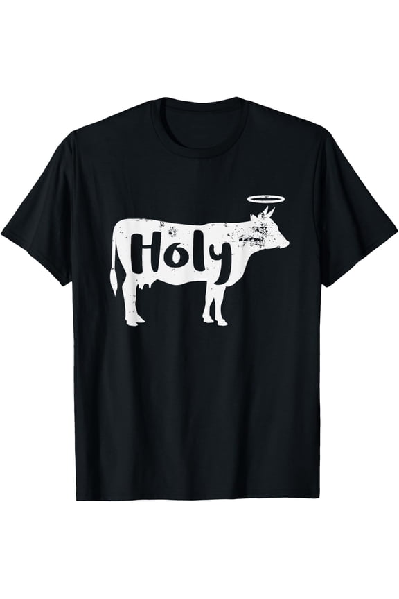 t-shirt Holy Cow Funny Dairy Farmer Midwest Pride T-Shirt mens,black,women,funny,men,journey,Crew Neck, Short Sleeve,printing