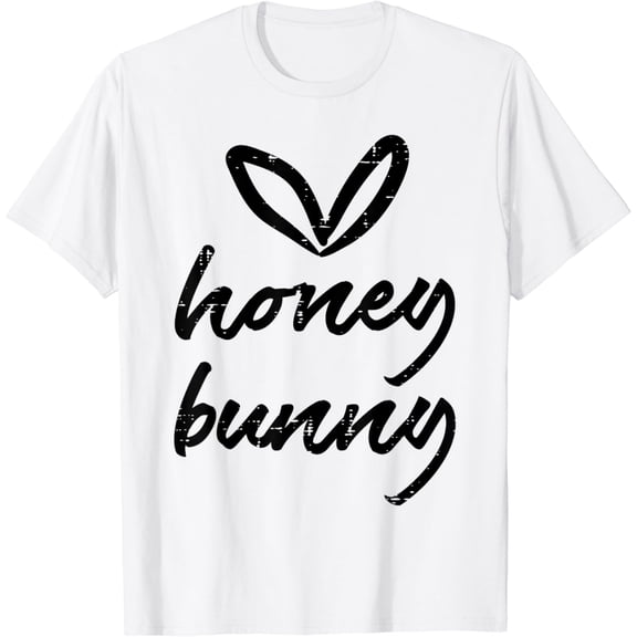 t-shirt Honey Bunny Heart Cute Easter Couple Husband Wife Men Women T-Shirt mens t shirt，white，women，funny，misfits，men，journey