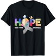 thumbnail image 1 of t-shirt Hope Brain Tumor Awareness Gift Brain Tumor Survivor T-Shirt., 1 of 4