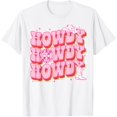 thumbnail image 1 of t-shirt Howdy Southern Western Girl Country Rodeo Pink Cowgirl Disco T-Shirt., 1 of 4