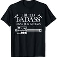 thumbnail image 1 of t-shirt I Build Badass Cigar Box Guitars Funny Cigar Lover Guitarist T-Shirt mens，black，women，funny，journey，Crew Neck, Short Sleeve,printing, 1 of 4