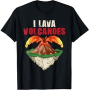 t-shirt I Lava Volcanoes - Volcanologist Geologist Volcanology T-Shirt mens black women funny journey Crew Neck, Short Sleeve,custom clothing patterns.gift