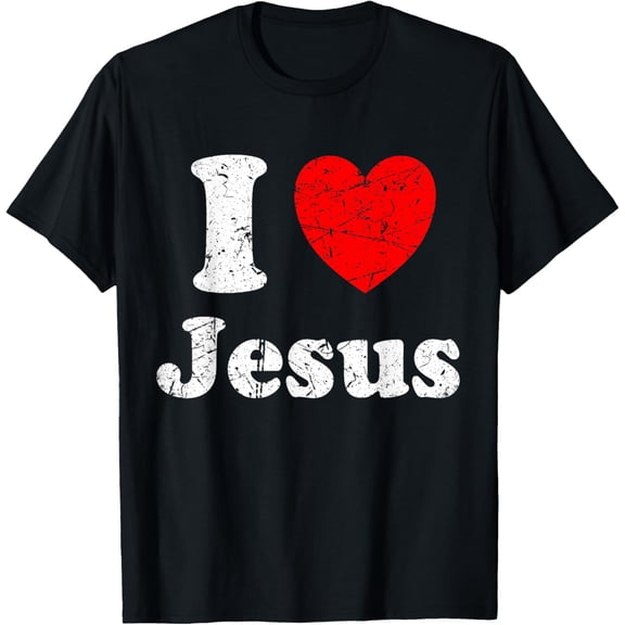 t-shirt I Love Jesus Graphic T-Shirt mens,black,women,funny,journey,Crew Neck, Short Sleeve,custom clothing patterns.gift