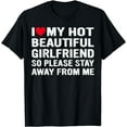 thumbnail image 1 of t-shirt I Love My Girlfriend Shirt I Heart Girlfriend Love MY GF T-Shirt mens t shirt，black，women，funny，misfits，men，journey, 1 of 4