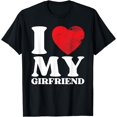 thumbnail image 1 of t-shirt I Love My Girlfriend So Please Stay Away From Me Funny GF T-Shirt mens t shirt，black，women，funny，misfits，men，journey, 1 of 4