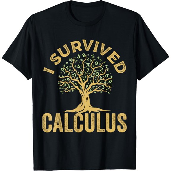 t-shirt I Survived Calculus, Calculus Made Easy, Math Teacher Gift T-Shirt.