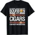 thumbnail image 1 of t-shirt If it doesn't have to do with Bourbon And Cigar Men T-Shirt., 1 of 4