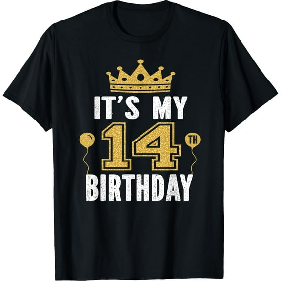 t-shirt It's My 14th Birthday Gift 14 Years Old Boys And Girls T-Shirt.