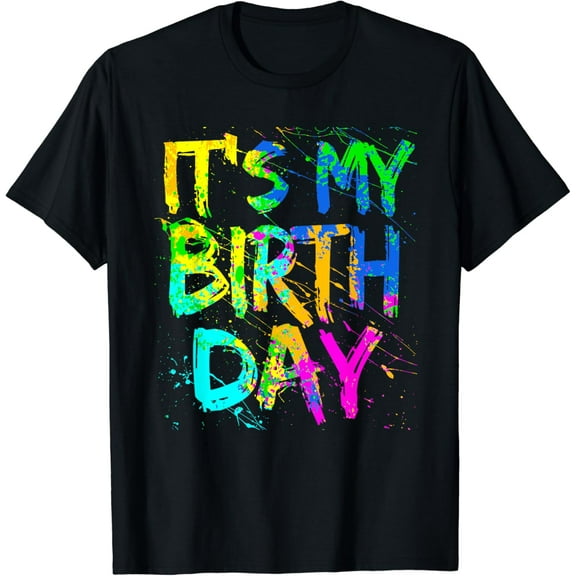 t-shirt It's My Birthday Shirt for Men Women Teens Kids Confetti T-Shirt mens t shirt，black，women，funny，misfits，men，journey