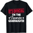 thumbnail image 1 of t-shirt It's Official I'm The Favorite Granddaughter Funny T-Shirt., 1 of 4
