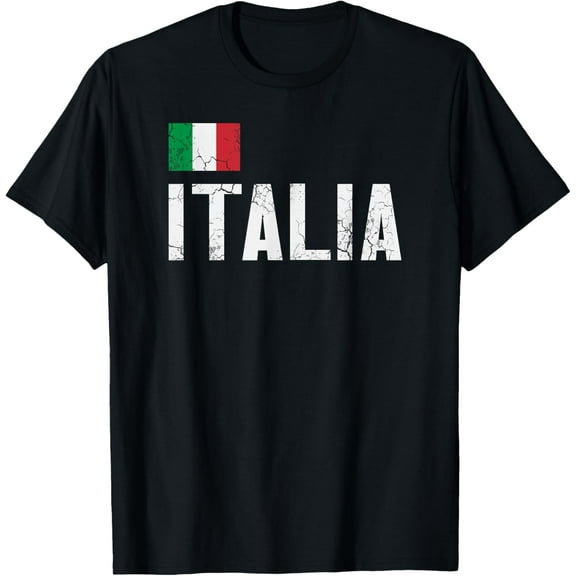 Italia Flag Italian Italy Family Heritage Design T-Shirt