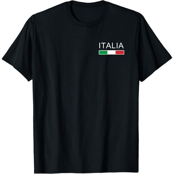 t-shirt Italia Flag Italian Italy Italiano Family Heritage T-Shirt mens,black,women,funny,journey,Crew Neck, Short Sleeve,printing