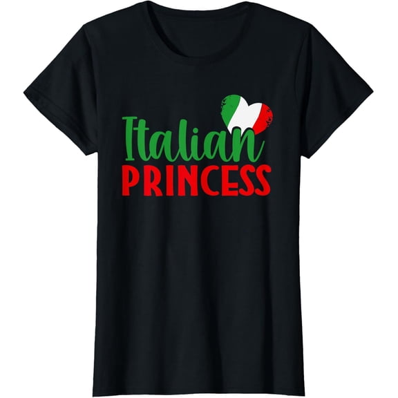 t-shirt Italy Girl Cute Italia Home Country Italian Princess T-Shirt.