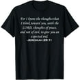 thumbnail image 1 of t-shirt Jeremiah 29:11 Christian Bible Verse T-Shirt T-Shirt., 1 of 4