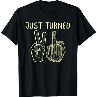 t-shirt Just Turned 21 Years Old Funny 21st Birthday Party T-Shirt.