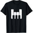 thumbnail image 1 of t-shirt Keyboard Pianist Funny Musician Piano Rock Music Gift T-Shirt mens t shirt，black，women，funny，misfits，men，journey, 1 of 4