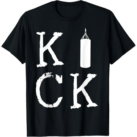 t-shirt Kick Boxing Kickboxer Bag Combat Sports Kickboxing T-Shirt.