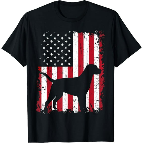 t-shirt Labrador 4th of July Patriotic American USA Flag Gift T-Shirt.