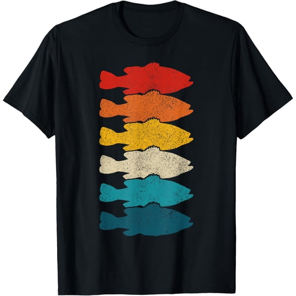 t-shirt Largemouth Bass Vintage Fish Bass Fishing Fisherman T-Shirt mens,black,women,funny,men,journey,Crew Neck, Short Sleeve,printing