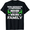 thumbnail image 1 of t-shirt Lime Green Ribbon Non Hodgkin's Lymphoma Survivor T-Shirt mens，black，women，funny，men，journey，Crew Neck, Short Sleeve,printing, 1 of 4