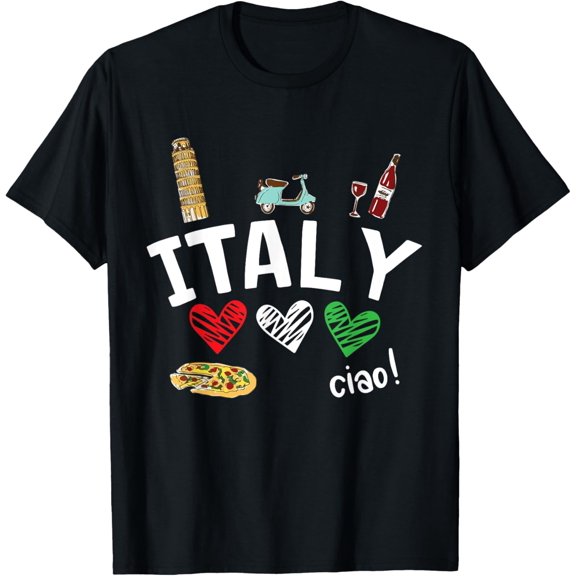 t-shirt Love Italy and Everything Italian Culture Gift T-Shirt T-Shirt.