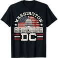 thumbnail image 1 of t-shirt Love Washington DC USA Gift Design Idea T-Shirt mens，black，women，funny，journey，Crew Neck, Short Sleeve,custom clothing patterns.gift, 1 of 4