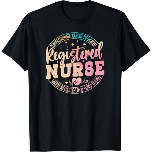 t-shirt Loving RN Registered Nurse For RN & LPN Cute Nurse t-shirt mens t shirt，black，women，funny，misfits，men，journey