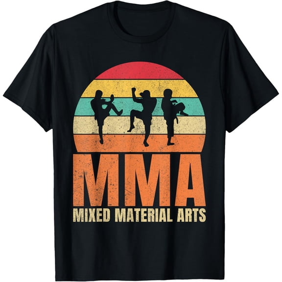 t-shirt MMA Mixed Martial Arts T-Shirt mens，black，women，funny，journey，Crew Neck, Short Sleeve,custom clothing patterns.gift