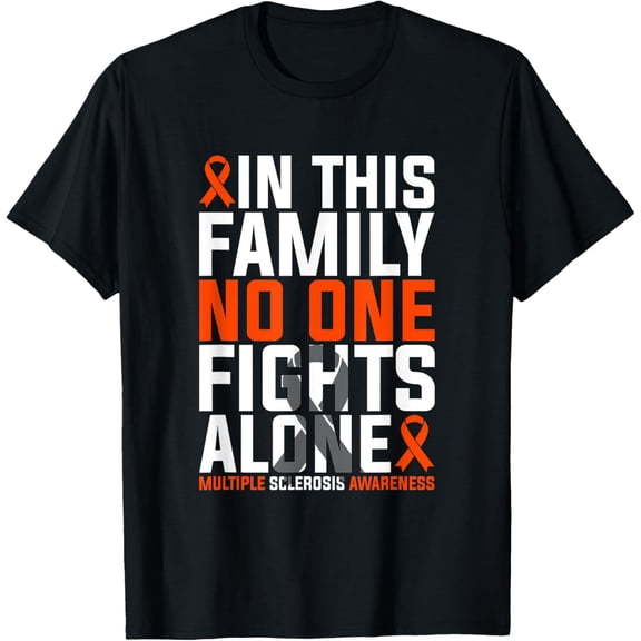 t-shirt MS Warrior Multiple Sclerosis March Awareness T-Shirt mens，black，women，funny，journey，Crew Neck, Short Sleeve,printing