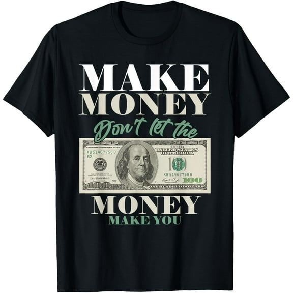 t-shirt Make Money Dollar Cash Millionaire Cryptocurrency Business T-Shirt mens，black，women，funny，journey，Crew Neck, Short Sleeve,printing