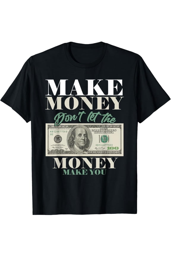 t-shirt Make Money Dollar Cash Millionaire Cryptocurrency Business T-Shirt mens,black,women,funny,journey,Crew Neck, Short Sleeve,printing
