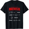 thumbnail image 1 of t-shirt Mathflix Favorite Math Calculus Series Formulas Nerd Shirt T-Shirt., 1 of 4