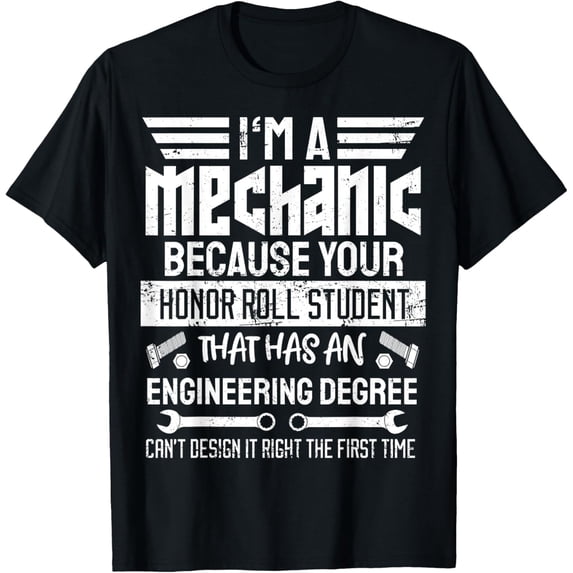 t-shirt Mechanic Car Guy Mechanics DIY Handyman Garage Repair Shop T-Shirt.