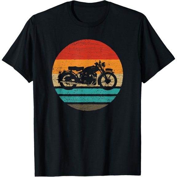 t-shirt Motorcycle Retro Style Vintage T-Shirt mens,black,women,funny,journey,Crew Neck, Short Sleeve,printing