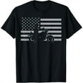 thumbnail image 1 of t-shirt Motorcycle US Flag Biker Motorbike Men Women Kids Teen Youth T-Shirt mens，black，women，funny，journey，Crew Neck, Short Sleeve,printing, 1 of 4