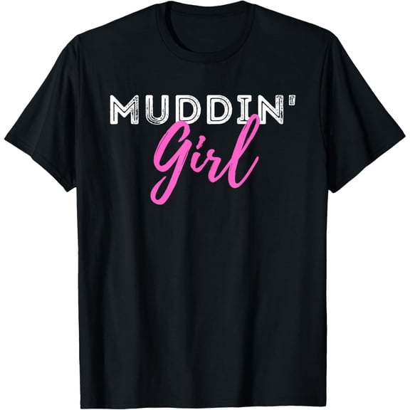 t-shirt Muddin Girl - Quad Biker ATV 4 Wheeler Gift T-Shirt.