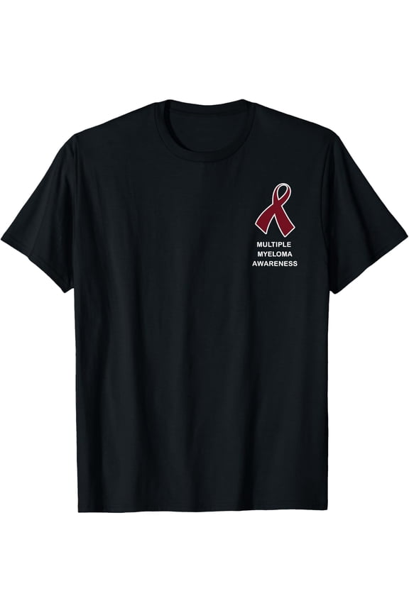 t-shirt Multiple Myeloma Awareness Multiple Myeloma T Shirts mens,black,women,funny,journey,Crew Neck, Short Sleeve,custom clothing patterns.gift