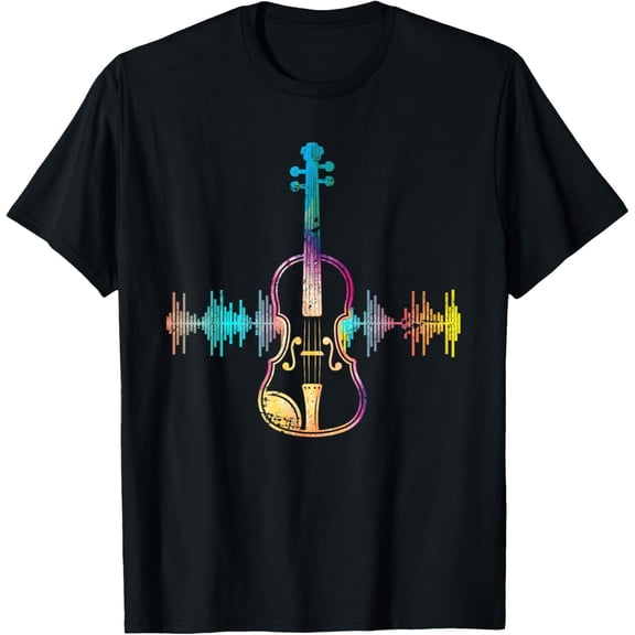 t-shirt Music Notes Classical Musician Violin Player Gift Violin T-Shirt mens t shirt，black，women，funny，misfits，men，journey